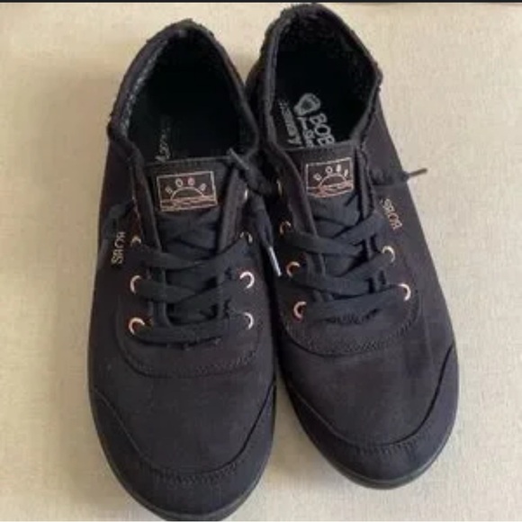 BOBS Black Casual Sneakers - Picture 1 of 5